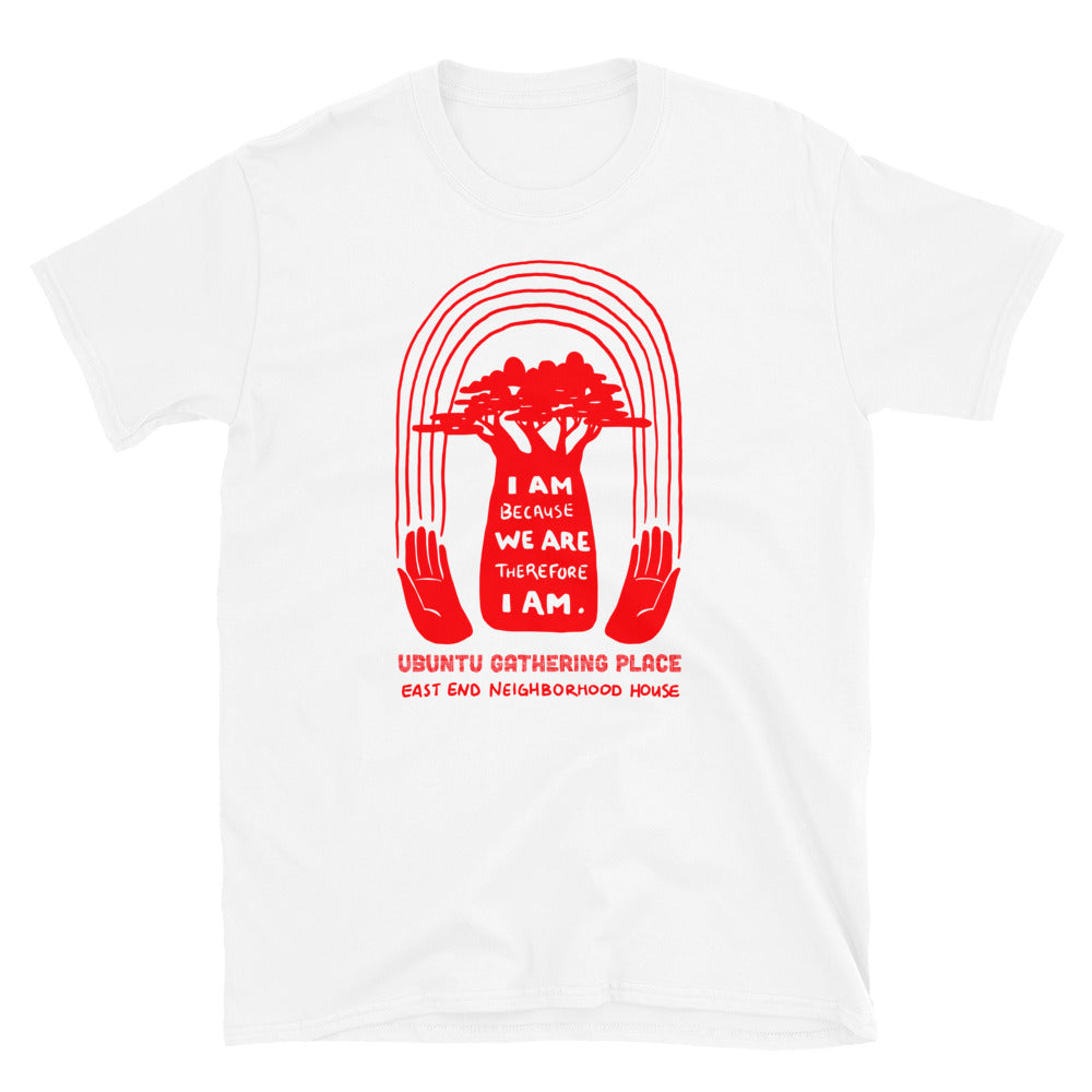 Ubuntu Red Logo -Sleeve Unisex T-Shirt