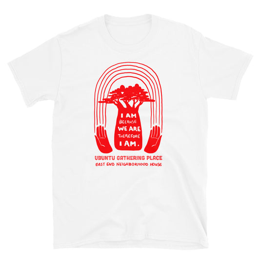 Ubuntu Red Logo -Sleeve Unisex T-Shirt